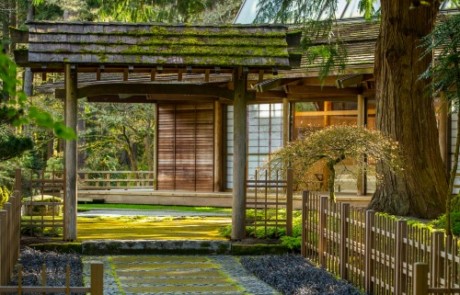 Japanese Guest House Entry at Bloedel Reserve