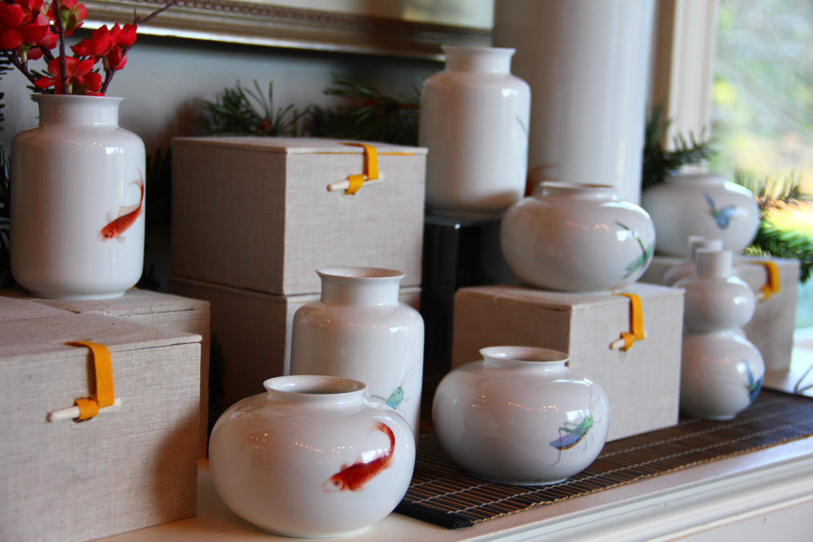 pottery and home decor at Bloedel Reserve