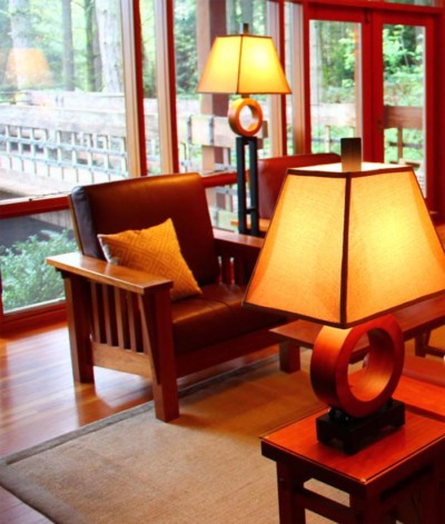 interior of creative residency at bloedel reserve