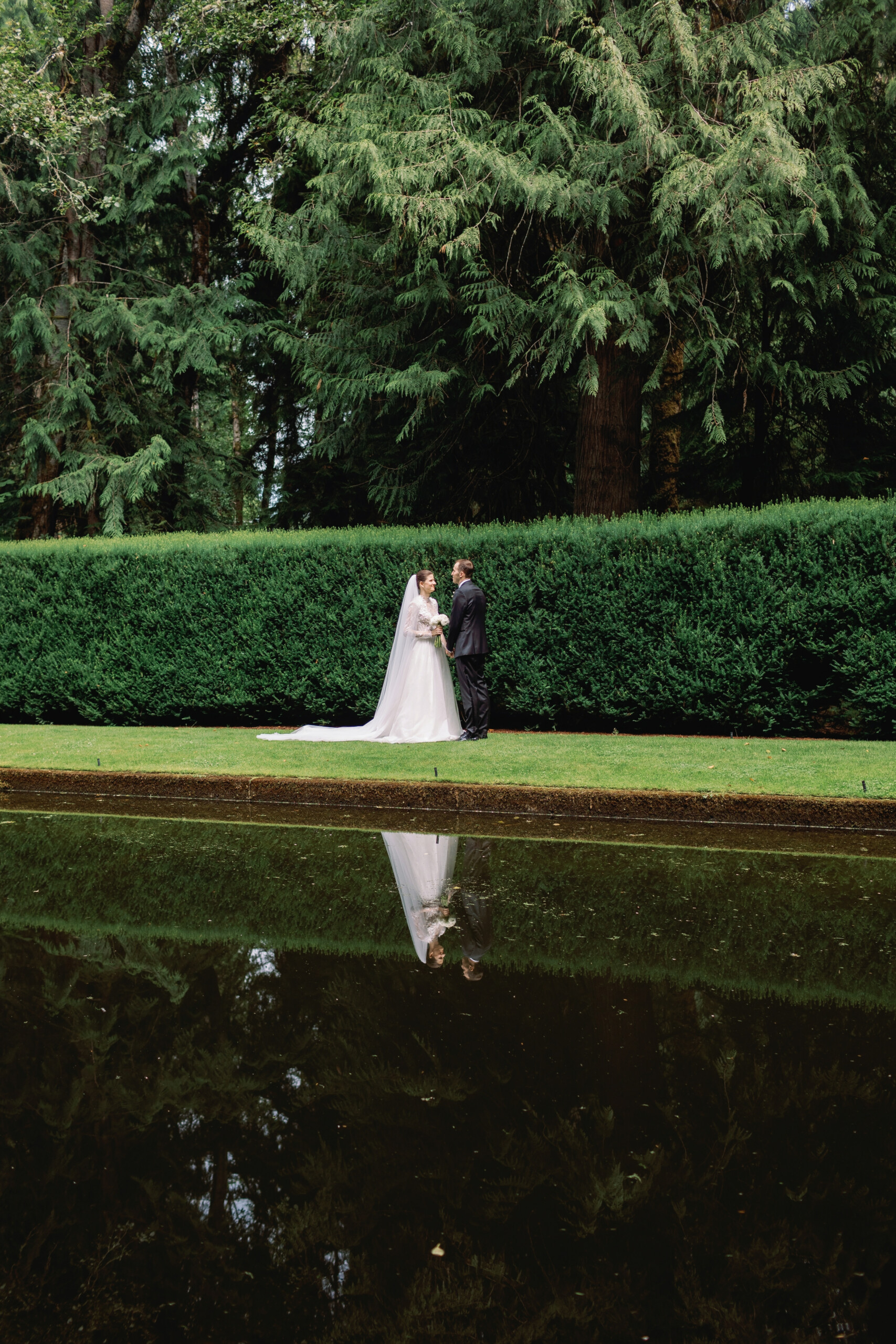Jack and Yuliia | Bloedel Reserve Bainbridge Island WA